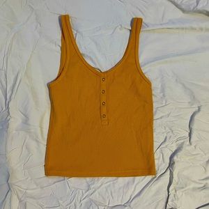 Abercrombie yellow tank top